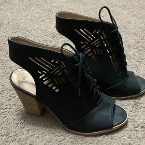Black heels